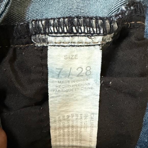 Stylish Blue Flare Women's Jeans - Picture 3 of 4